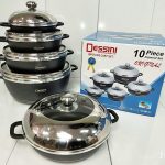 Dessini 10pcs non stick cookware set